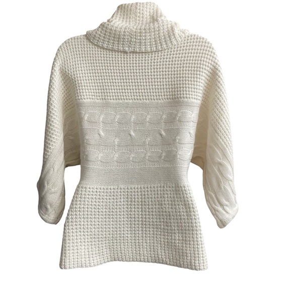 Majora White Cowl Neck Sweater Size Small - Picture 3 of 15